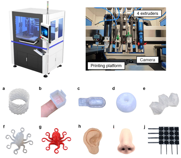 Silicone 3D printing